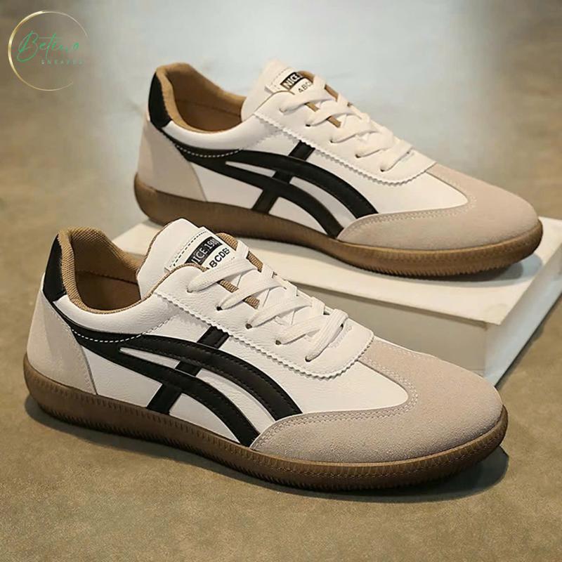 Giày Thể Thao Nam Nữ Full Size 36-44 GA-52 Sườn Kẻ Uốn Giày Sneaker Nam Kiểu Dáng Thời Trang