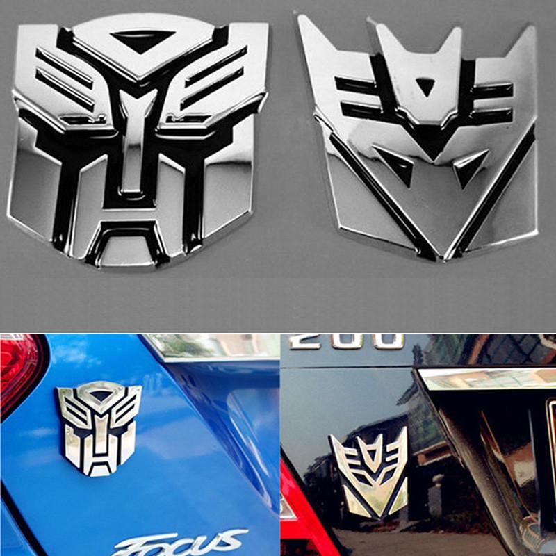 Miếng Dán Xe Hơi 3D Bằng Nhôm, Tạo Kiểu Xe Hơi, Logo Autobots Ngầu Huy Hiệu Transformers, Biểu Tượng Đuôi Decal, Thích Hợp Cho Xe Máy, Xe Đạp, Đồ Trang Trí Xe Hơi