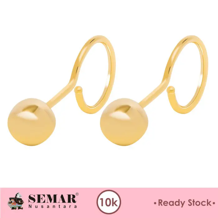 Anting Emas Toge Mrican Gold 10K Semar Nusantara