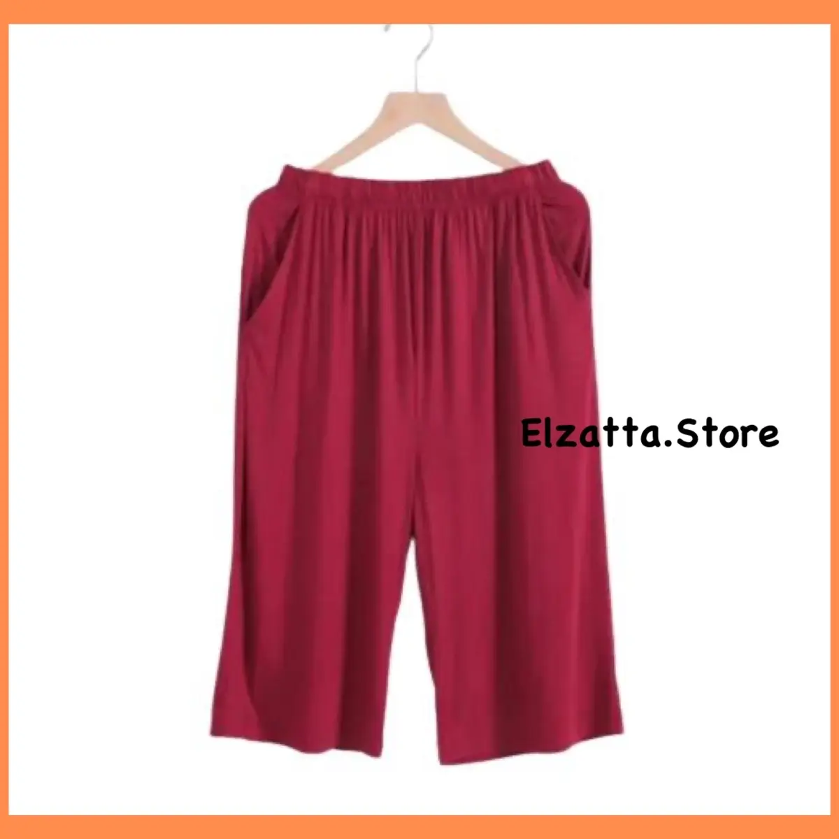 Celana Pendek Santai Harian Atau Tidur Wanita/Short Daily Pants Nyaman Hitam Standar