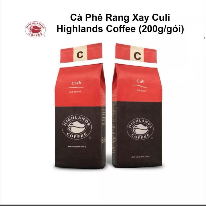 Combo 2 gói cà phê Culi Highlands Coffee pha phin gói 200g - Cafe
