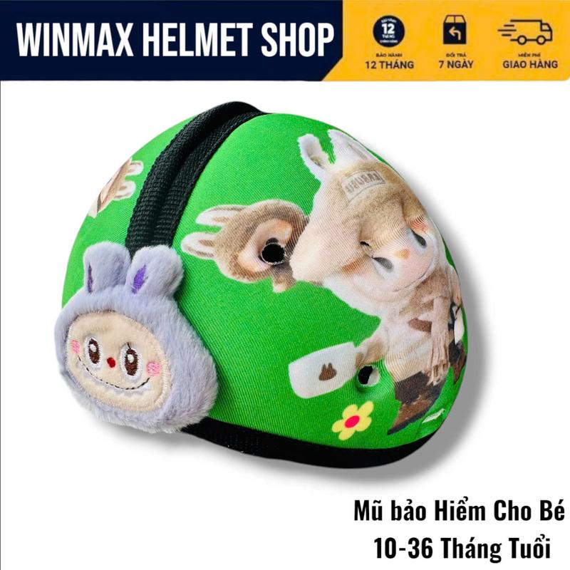 WINMAX HELMET Mũ Bảo Hiểm An Toàn Cho Bé 10 Đến 36 Tháng Tuổi Tập Đi Tập Bò Chống Va Đập Khi Ngã