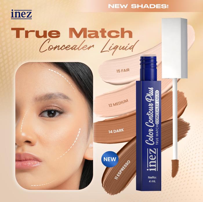 Gambar Inez CCP True Match Liquid Concealer - Espresso dari Inez Cosmetics Shop Kota Administrasi Jakarta Selatan Tokopedia