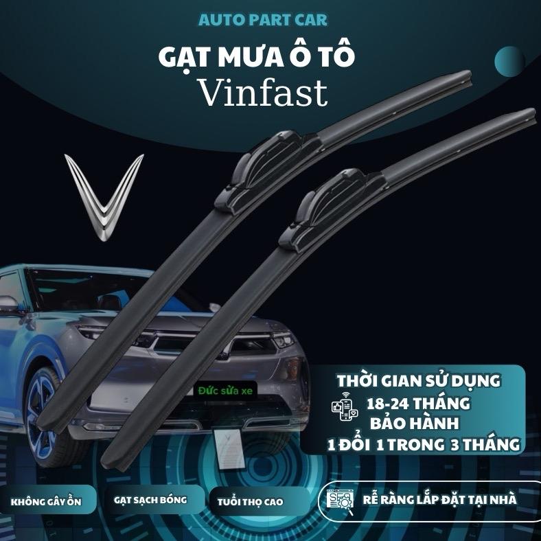 Gạt mưa Vinfast . 2 Cần Gạt Mưa Phía Trước Hàng Chính Hãng lưỡi gạt mưa silicon chất liệu cao su tự nhiên ,bảo hành lỗi đổi trả 3 tháng sử dụng độ bên 1 năm đến 1 năm rữoi.fadi lux A vf e34 vf8 vv
