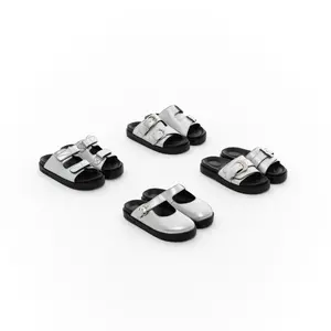 ATOZZ SERA MARY POPY KAIA - Chrome Series / Silver - Sandal Wanita