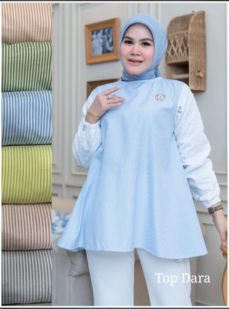 Product Introduction of top dara winody terbaru atasan wanita panjang/update fashion terbaru winody Baju Casual Katun Cewek 1
