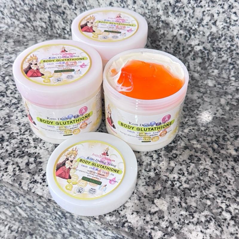 COBOM 3h MẪU MỚI KEM BODY GLUTATHIONE THẠCH GLUTATHIONE TAY LẠNH KHMER 94 COBOM 2 HỘP MISS SERUM NANO