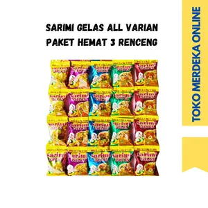 (30 PCS) Sarimi Gelas Paket Hemat 3 Renceng Semua Rasa - BPOM Certified - Food, Instan