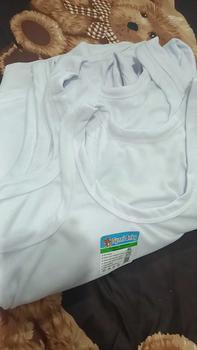 Product Review of 6Pcs Singlet Kaos Dalam Anak Laki Usia 1-15Tahun-Kutang Syani S,M,L,XL,3L,4l,5L,6L Katun Bayi Perempuan Cewek from A**a I**h 1