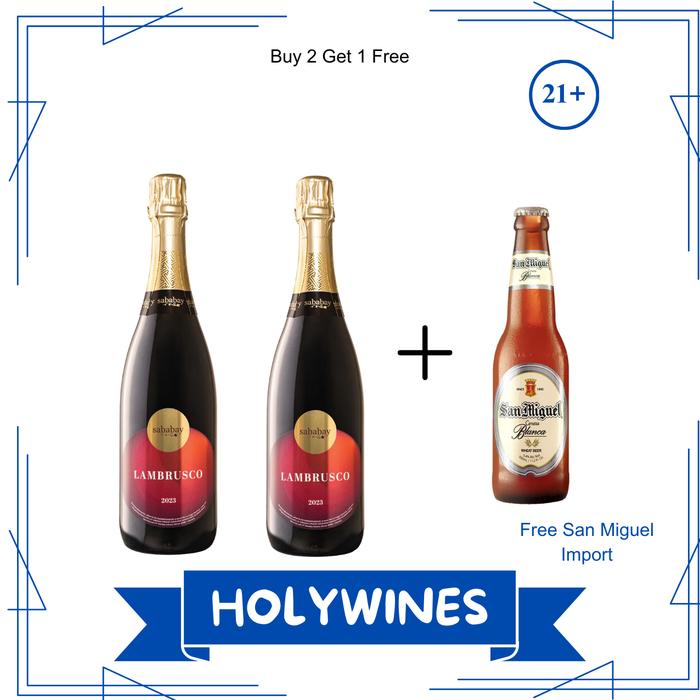 Gambar Lambrusco Red Wine Promo Sweet Buy 2 Get 1 San Miguel Import dari Holy Wines Kota Administrasi Jakarta Utara Tokopedia