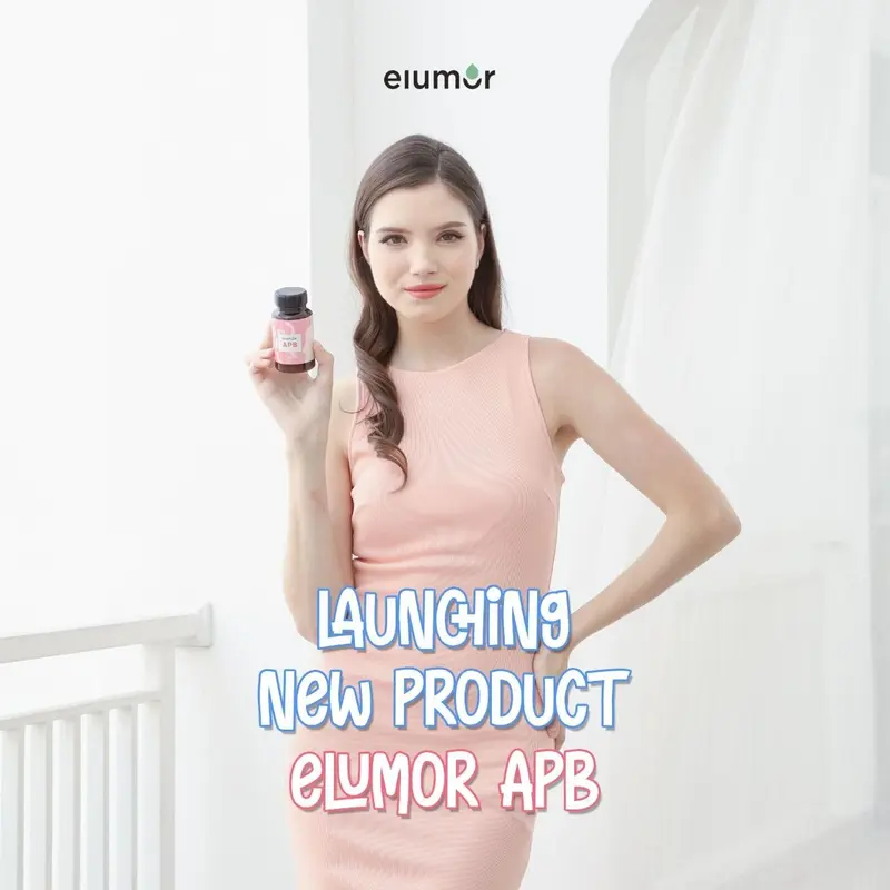 Paket 3 ELUMOR APB Isi 60pcs per 1 Botol - Mengandung Buah Garcinia Akar Bangle Minuman Bebas gula 4
