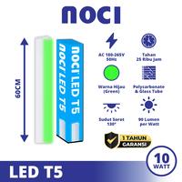 Gambar Noci Lampu TL LED Tube Light T5 10-18 Watt Cahaya Putih/Kuning/Merah/Biru/Hijau [Pilihan] Super Terang Hemat Daya - 10W 60CM Putih dari Noci Lighting Kota Administrasi Jakarta Pusat 4 Tokopedia