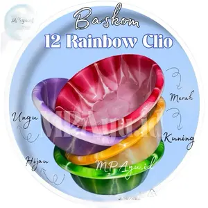 Baskom Twister Clio 12 Warna Rainbow Clio Merah Ungu Hijau Kuning Dari MPAyu.id