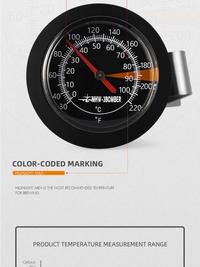 Gambar MHW-3BOMBER Barista Coffee Dial Thermometer With Clip Alat pengukur suhu air Panas termometer kopi manual analog coffee thermometer alat ukur suhu air panas dapur bbq baking masak kitchen thermometer premium berkualitas Stainless steel 304 MHW 3 BOMBER - Black dari Trosten Kab. Tangerang 4 Tokopedia