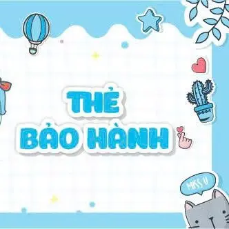 Thẻ bảo hành + cờ tổ quốc cho túi đựng bảo hành