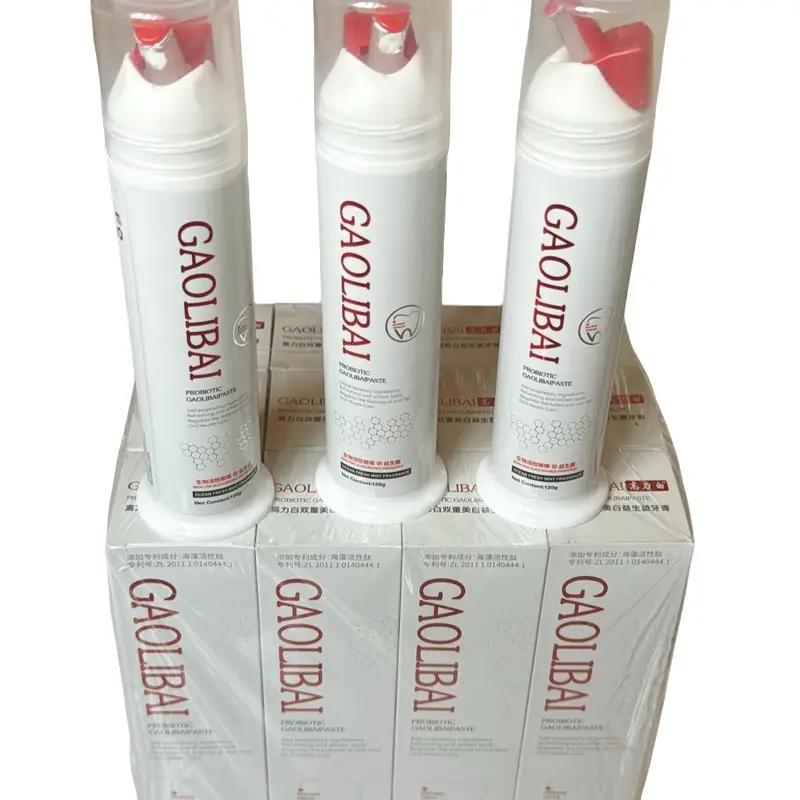 Combo 3 Chai Kem Đánh Răng Nano Bạc Gaolibai Làm Sạch Cao Răng, Mảng Bám Cho Hơi Thở Thơm Mát 120g