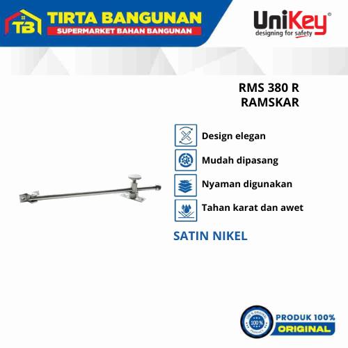 Gambar UNIKEY RMS 380 R RAMSKAR / HAK ANGIN / PENAHAN JENDELA SATIN NIKEL dari Tirta Bangunan Kota Depok Tokopedia