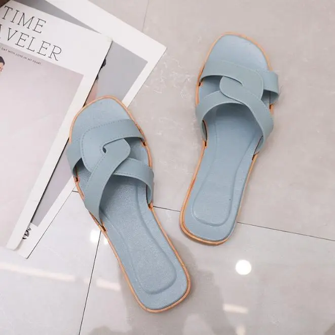 Dép Đế Bằng, Phong Cách Hàn Quốc, Dành Cho Nữ, BCN, Giày Đi Bộ, Giày Dép, Giày Bé Gái, Sandal, Dép Thoải Mái Mùa Hè, Hàng Mới Về DéP Shoes Nhung dép  chữ Jean