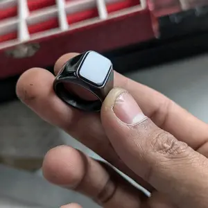 cincin titanium amber katilayu hitam