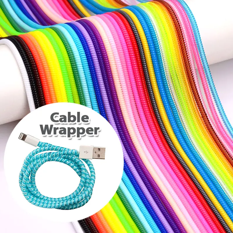 Cable Protector Wrapper Wire Protection Headphone Charger USB Data Sync Charging Pelindungan Kabel