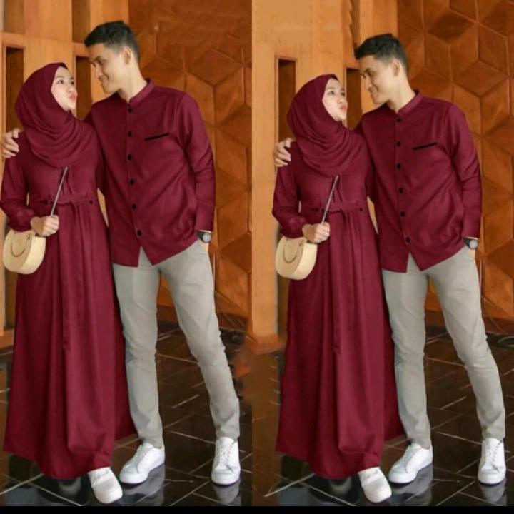 BAJU COUPLE MUSLIM TERLARIS EMON COUPLE 3