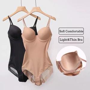 Bodysuit Women waist shapers Compression Underwear Lace Embroidery Shaperwear Cup Push Up Full Bodies Belly Reductive Slimming