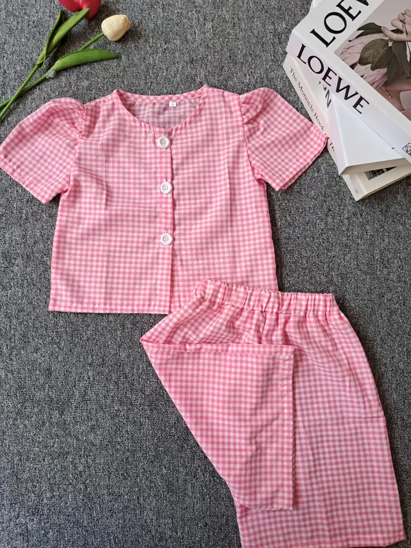 Setelan Anak Perempuan Motif Polkadot Ala Korean Fashion Polala Girl - Pink/Blue/Black (5-10T) 7