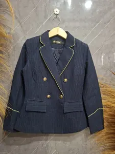 NICKYTA Blazer Wanita Panjang Raya Collection Motif Bahan Premium Semi Wall Stretchi Furing Kaim Keras Busa Pundak Tampilan Elegan Profesional