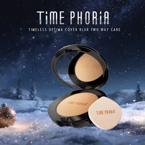 TIMEPHORIA - Two Way Cake-Timeless Optima Cover-Blur Skin Perfection Powder Foundation Concealer Loose Cosmetic Compact