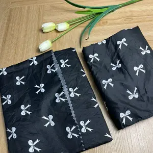 Mukena Dewasa 2in1 katun mikro motif pita