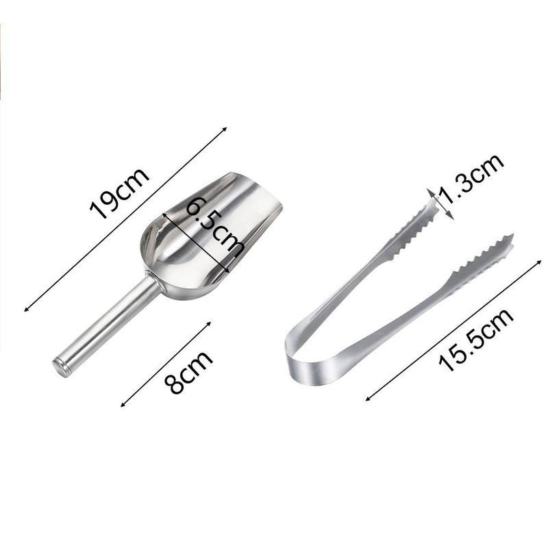 Party Candy Buffet Flour Scoop Ice Shovel Grain Shovel Ice Scraper Stainless Steel 3