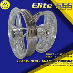 CNC Velg ring 14 , Velg Racing Honda Beat/Scoopy/Vario/Mio Sporty/Smile, velg  bintang murah velek, veleg,vleg,vlek, pelk ,velek motor, velg  alloy sepeda velg ZALO ELITE555