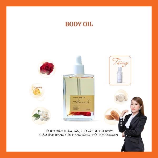 BODY OIL ( dầu dưỡng cấp ẩm da body mềm mịn , căng bóng sáng da)