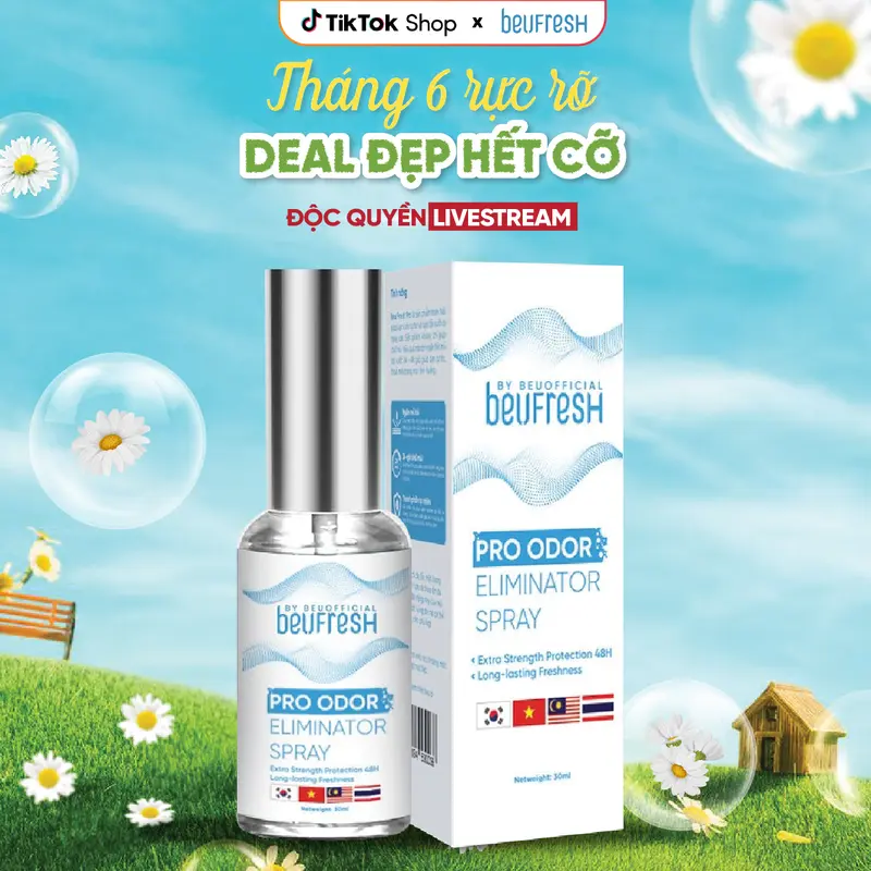 [LIVE SIÊU RẺ_CHÍNH HÃNG] - XNL202 BEUFRESH PRO Xịt Khử Mùi Toàn Thân, Cảm Giác Dễ Chịu, Hỗ Trợ Giảm Thiểu Mồ Hôi nách cho Nam Nữ Chăm Sóc Da Women lăn 1