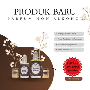 Bibit Parfum Pria Sholat Non Alcohol Ameer Al Oud Tahan Seharian Biang Minyak Wangi Laki Laki Tanpa Campuran Alkohol Best Seller Wangi Tahan Lama Perfume