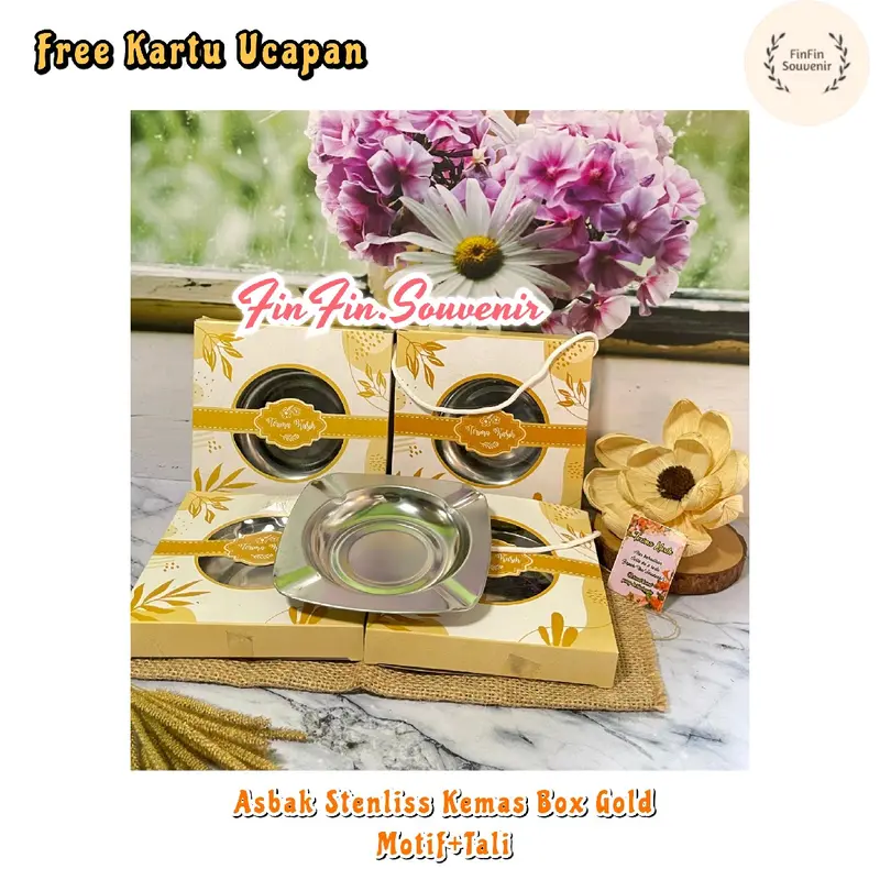 souvenir asbak Stenlis kemasan box motif 1