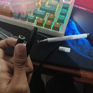 Universal Stylus ponsel komputer smartphone multiwarna 2 dan 1 Touch Stylus Tablet Phone Universal Android IOS Phone untuk iPad Aksesoris Menggambar Tablet Layar Kapasitif Touch Pena