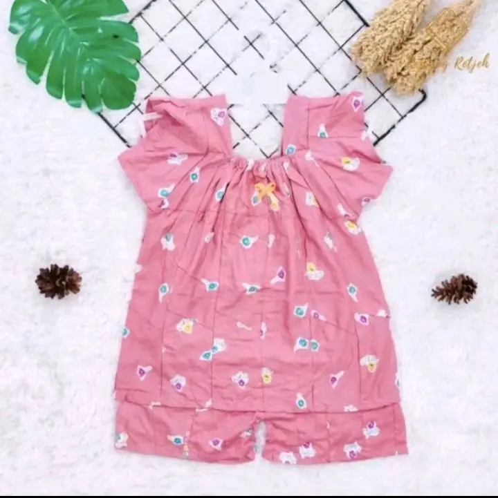 OBRAL 3 PCS ONE SET ANAK UMUR 1-3 TAHUN RAYON VISCOSE // SETELAN ANAK TERLARIS RANDOM 0
