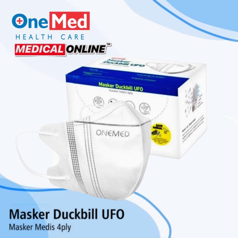 MASKER DUCKBILL UFO ONEMED 4 PLY MASKER MEDIS 3D MEDICAL ONLINE - Duckbill Onemed