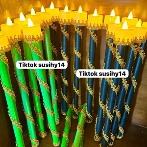 OBOR ELEKTRIK LED PREMIUM Panjang 40cm Ideal untuk OBOR TAKBIRAN LAMPU OBOR & Karnaval Cahaya Terang Cocok untuk Anak-anak