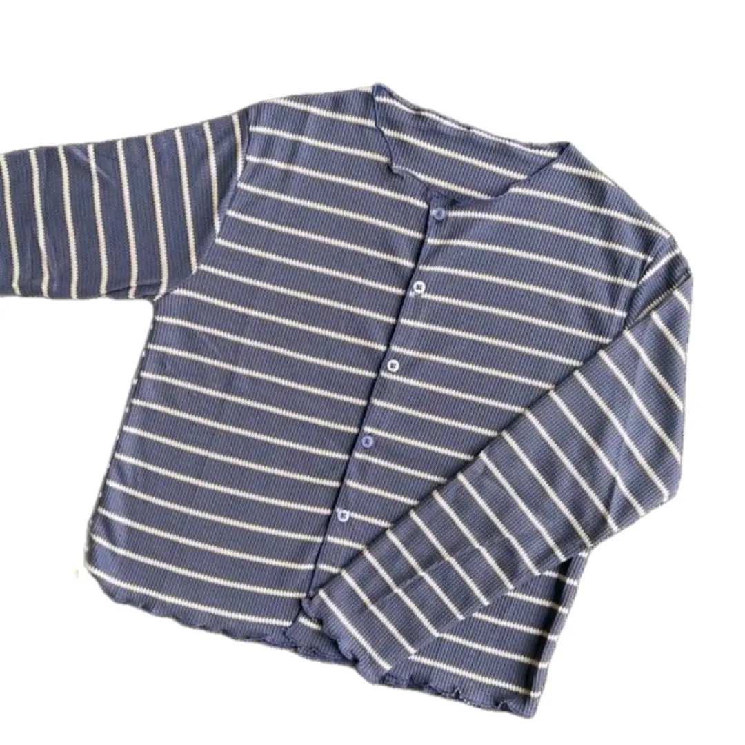 [GA029] Atasan Outer Cardigan Knit Crop Salur