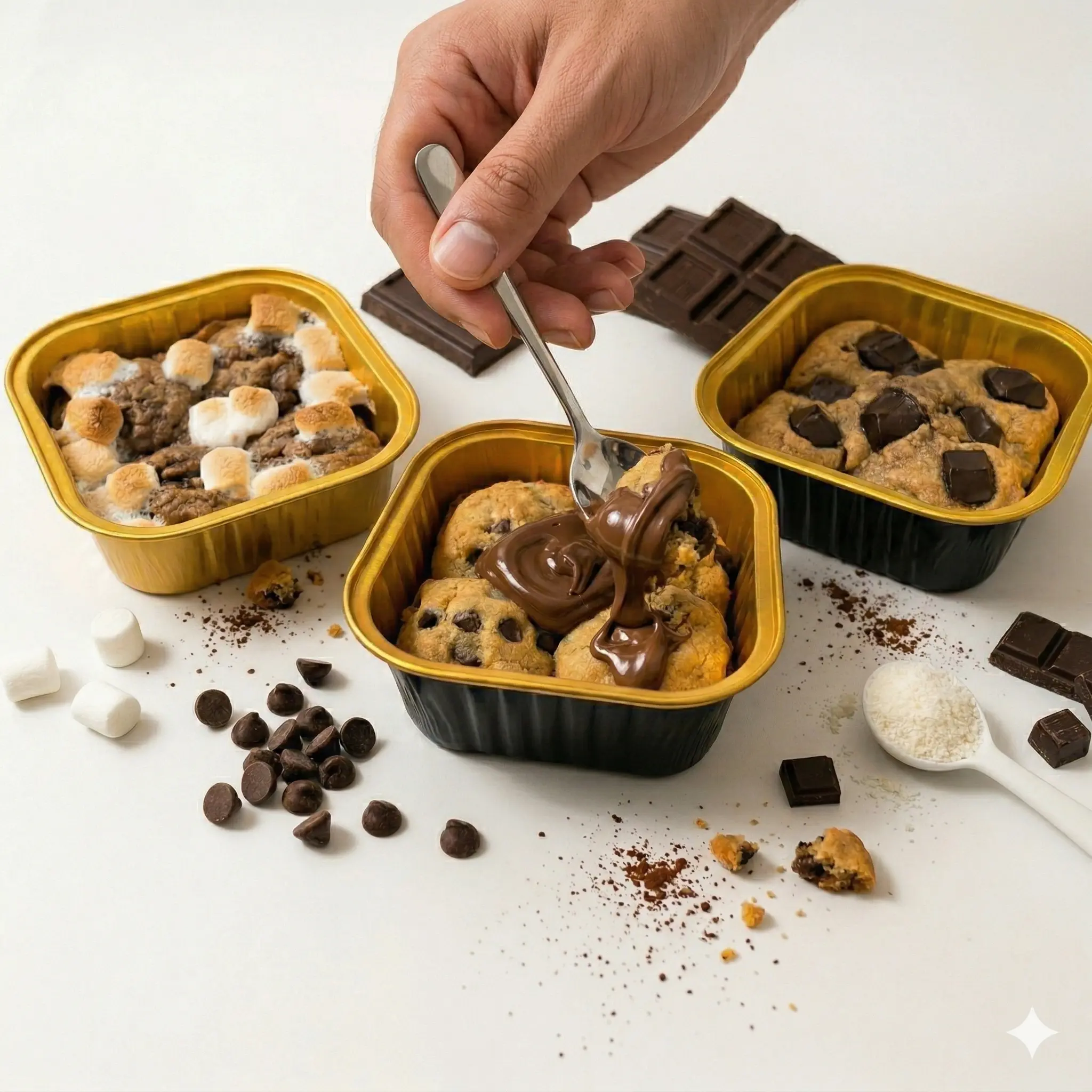 Kolacica Scoopable Soft Bake Cookies in Cup Premium Snack Cokelat