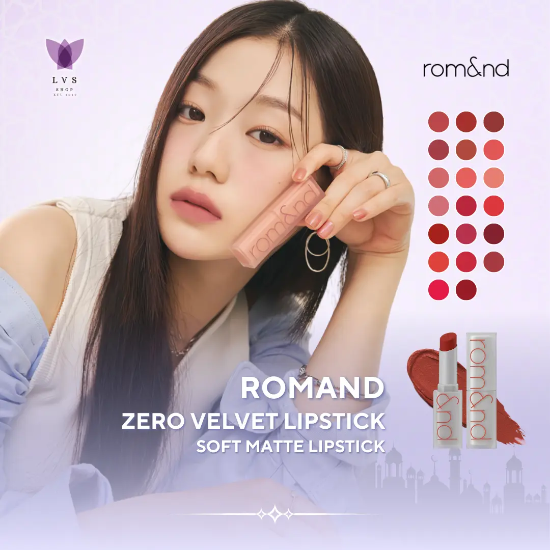 ROMAND Zero Matte Lipstick (13 Colors) + New Arrivals! Mood Editions (7 Colors)