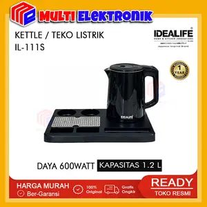 IDEALIFE Kettle Listrik / Pemanas Air IL-111S Kapasitas 1.2L