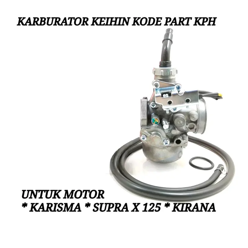 Karbu supra x 125 kph kharisma kirana keihin import presisi mudah di stel 0