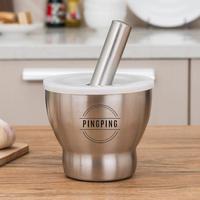 Gambar “COD”【Cobek】Penghancur Baja Tahan Karat 304, Penghancur Bawang Putih Padat, Penggiling Rumah Tangga Kuno, Toples Obat, Penghancur Bawang Putih Manual, Mangkuk/cobek/Pakar Alat Stainless - Lingkaran besar lebar（10cm） dari TOKO.HBD Kab. Tangerang 3 Tokopedia