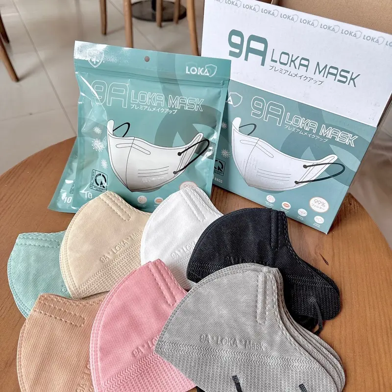 [ Combo 300-200 chiếc 9A tặng 30-20 5D ] Khẩu Trang 9A LOKA MASK- 4 Lớp Kháng khuẩn- chống nắng toàn diện, độ che phủ rộng ôm trọn khuôn mặt