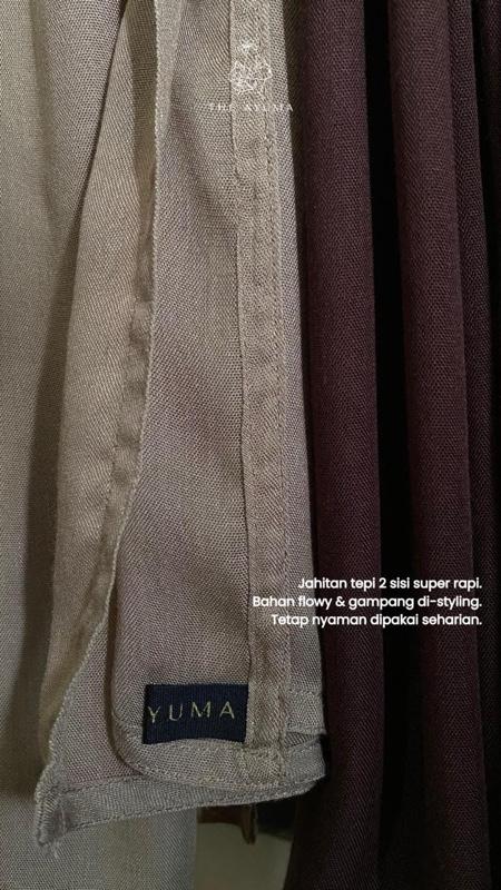 [Maroon Brown] Hijab Pashmina Viscose by The Ayuma | Modal Viscose