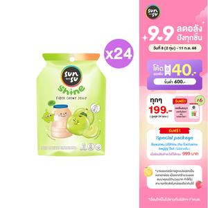 (แพ็ก 24) Sunsu Shine ซันซุเยลลี่ผสมบุกไฟเบอร์ กลิ่นมะขามและนมเปรี้ยว