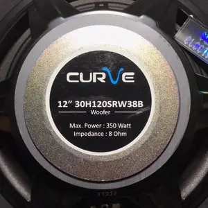 Curve Speaker Curve 12 Inch Woofer 30H12 SRW38B 30H12SRW38B Subwoofer Bass Spiker 12 Inci 350 Watt 8 Ohm Kualitas Terjamin Bluetooth